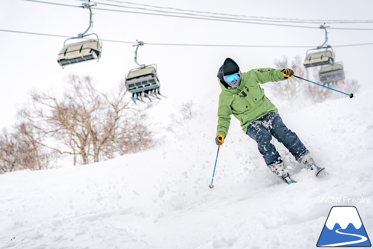 サッポロテイネ｜今シーズンは春セッション！プロスキーヤー・谷藤昌司さんと滑る１日。まさかのパウダー？！